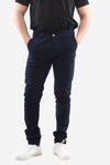 Slash Pockets Regular Fit Plain Gabardine Pants