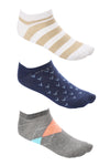 Middle Lines Ankle Socks