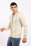 Self Pique Zipped Coziness Sweatshirt