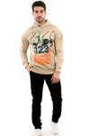 "RIVINGTON roi Rebise"Cotton hoodie with hand 123