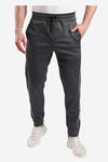 Side Leg Patch Elastic Waist Sweatpants