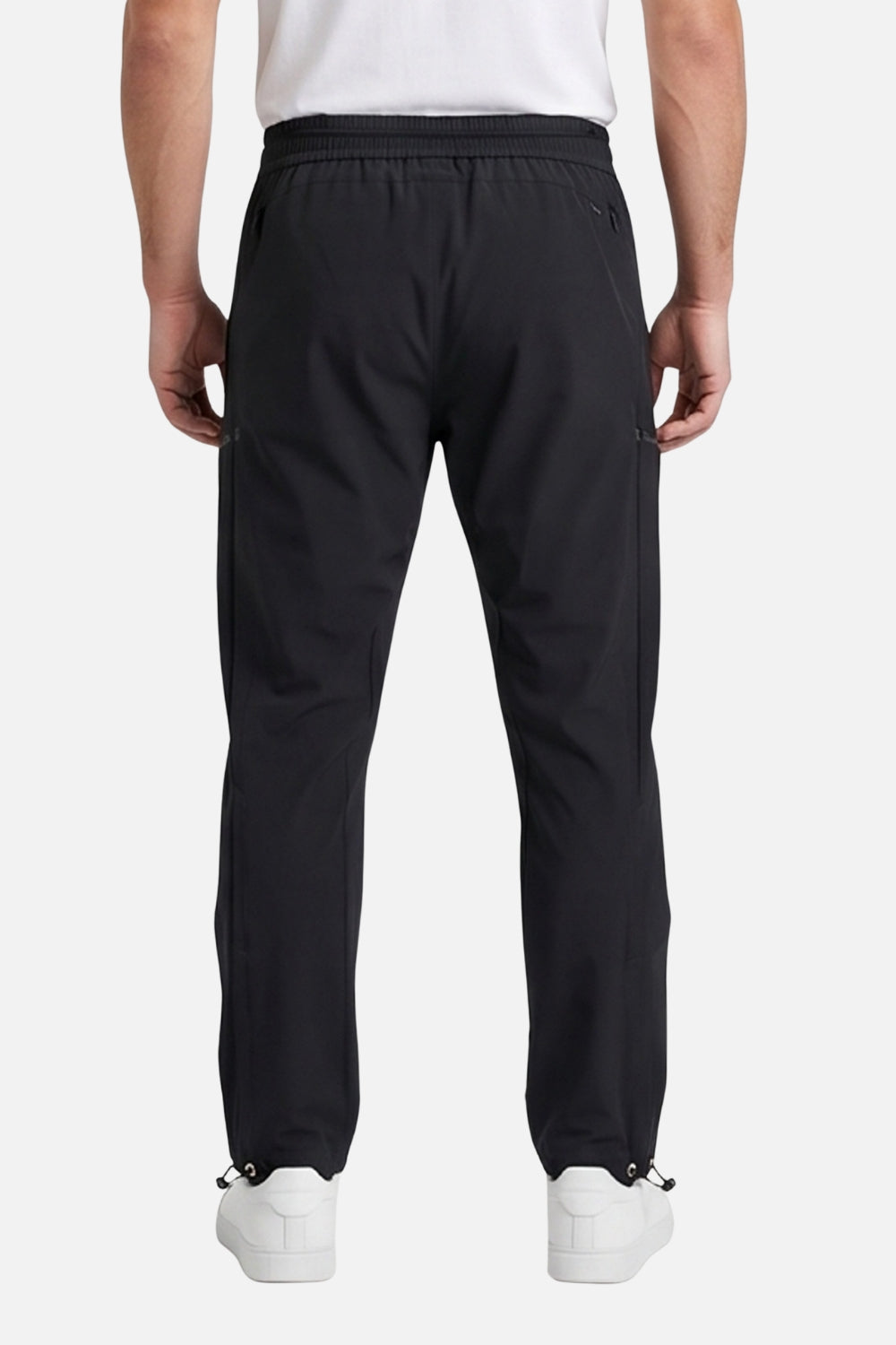 Men's Lightweight Black Utility Jogger Pants
