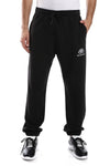 Elastic Waist With Drawstring With Sweatpants *- Black