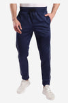 Side Leg Patch Elastic Waist Sweatpants