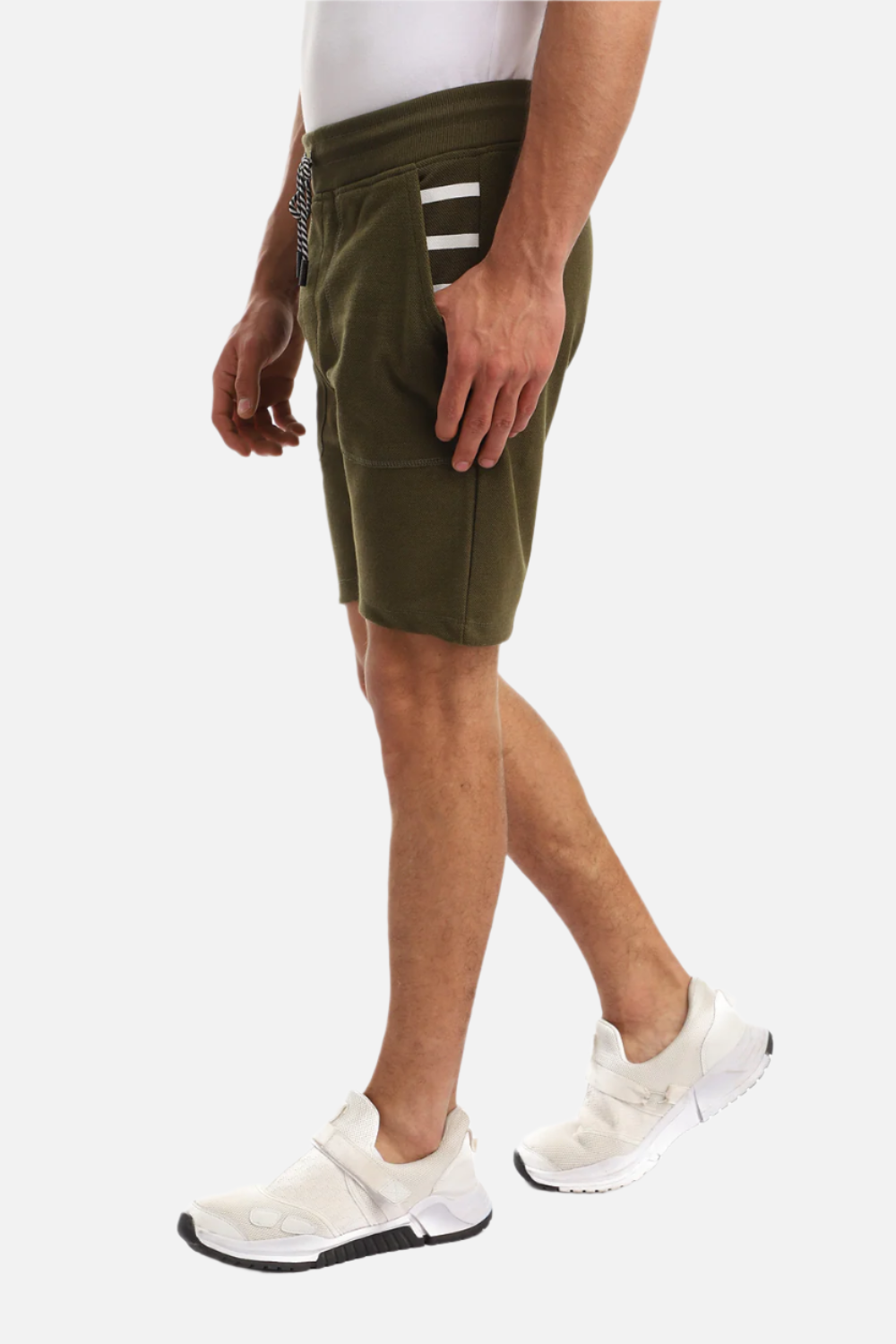 Side Pockets Summer Short With Drawstring