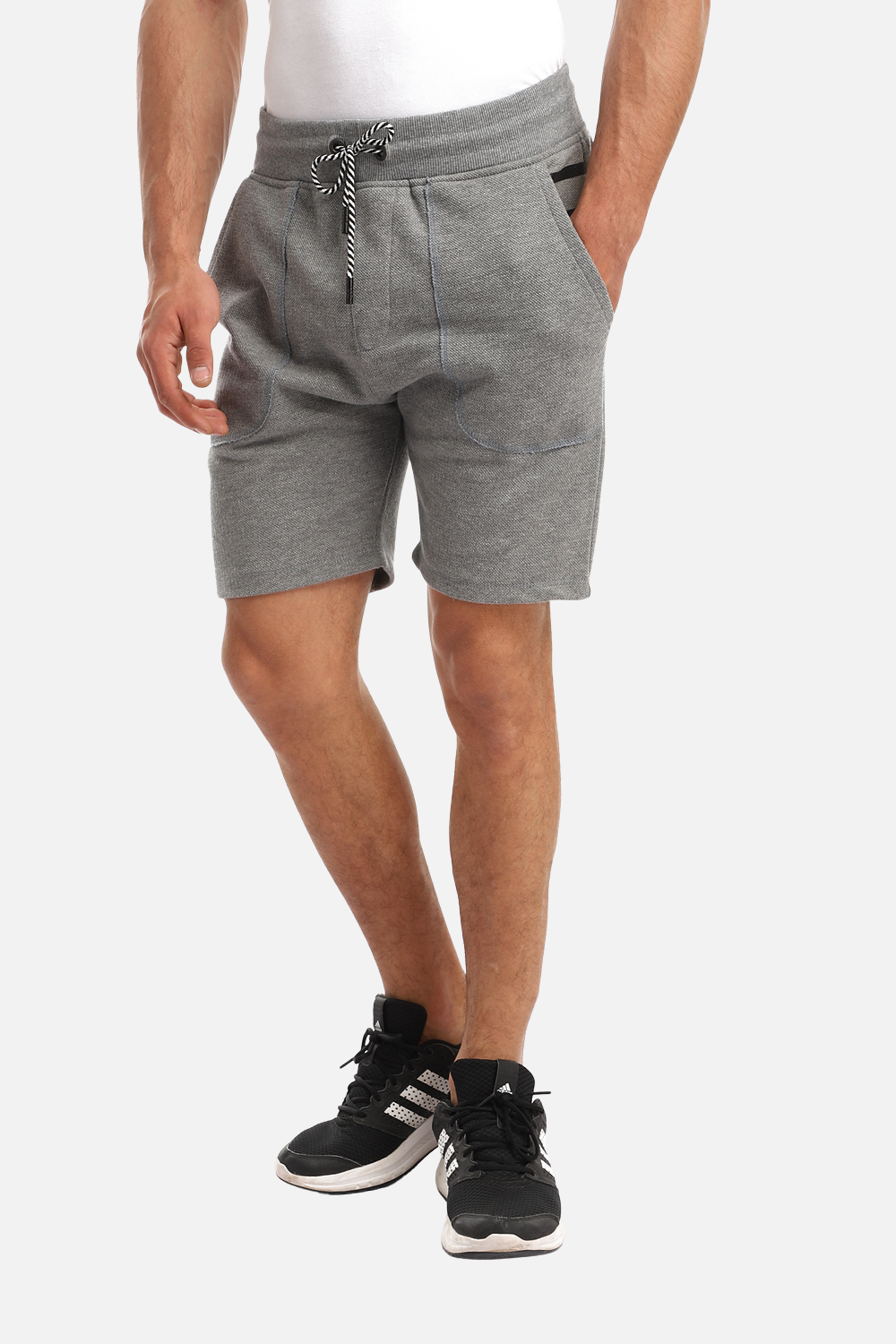 Side Pockets Summer Short With Drawstring