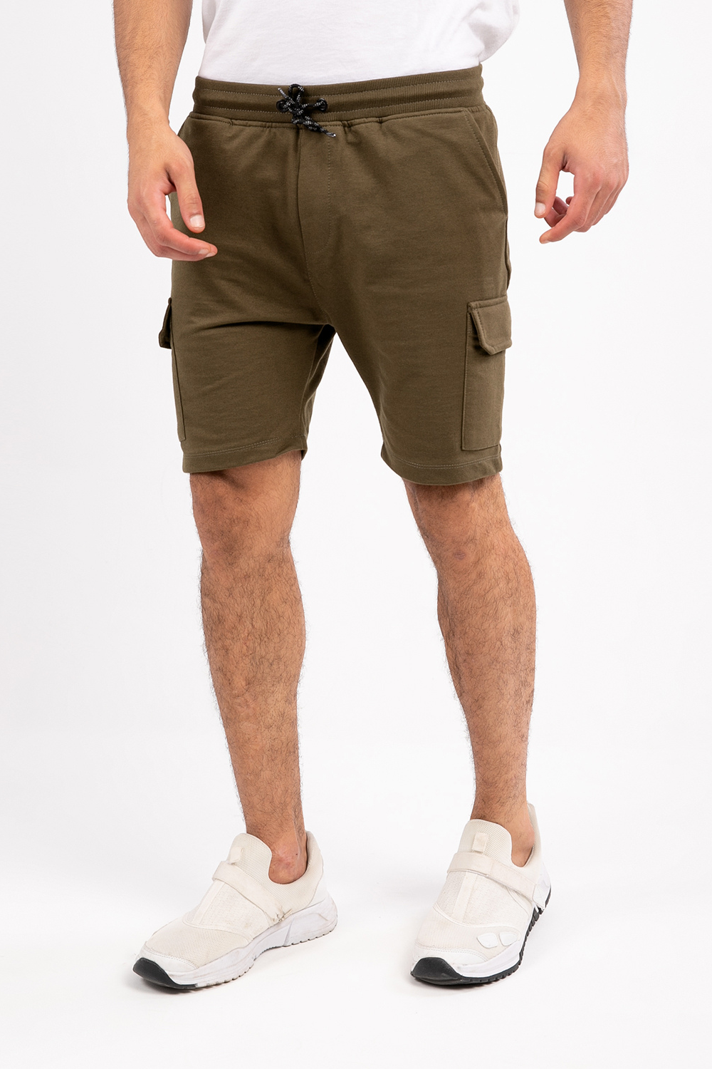 Side Pockets Summer Short With Drawstring