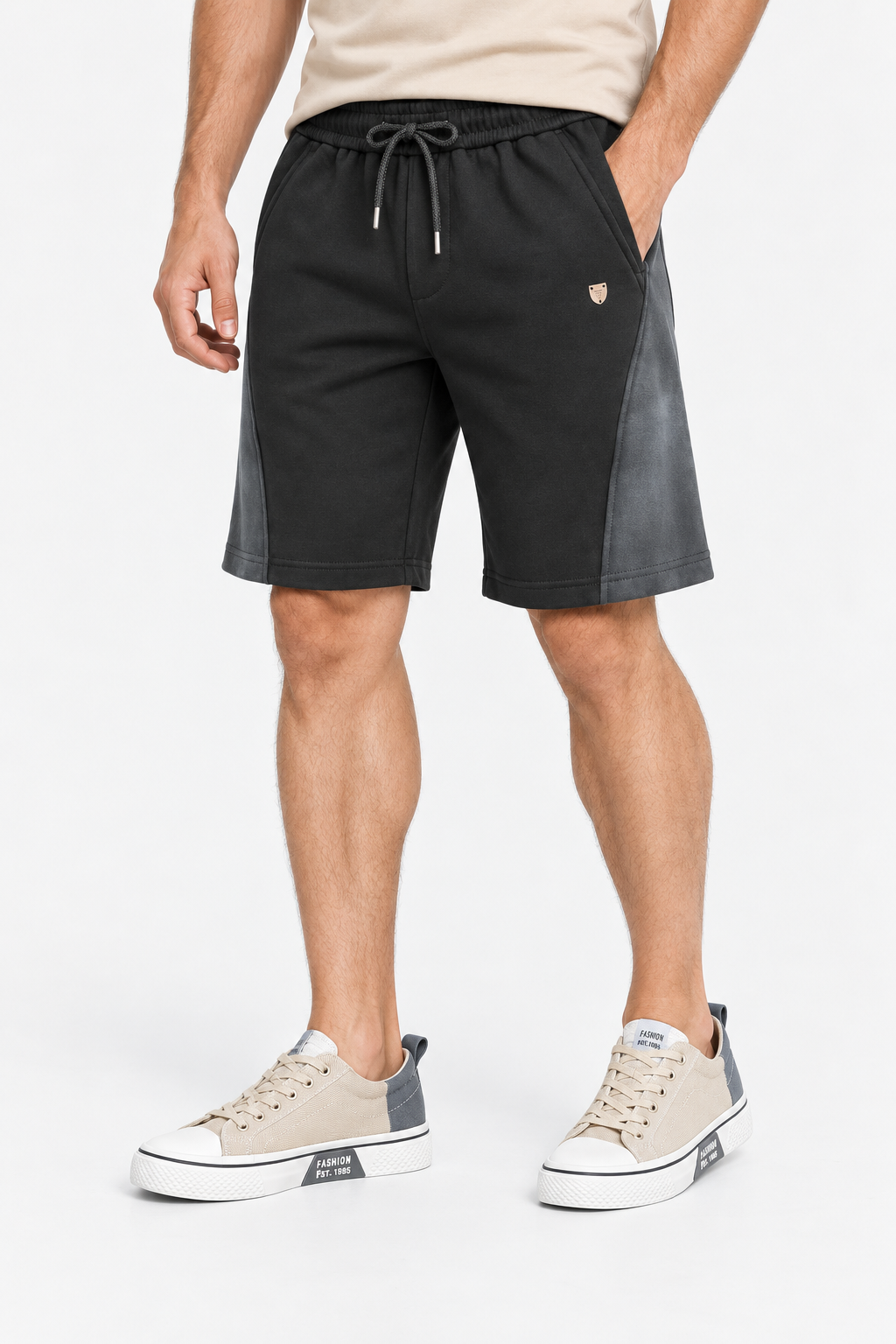 Side Pockets Summer Short With Drawstring