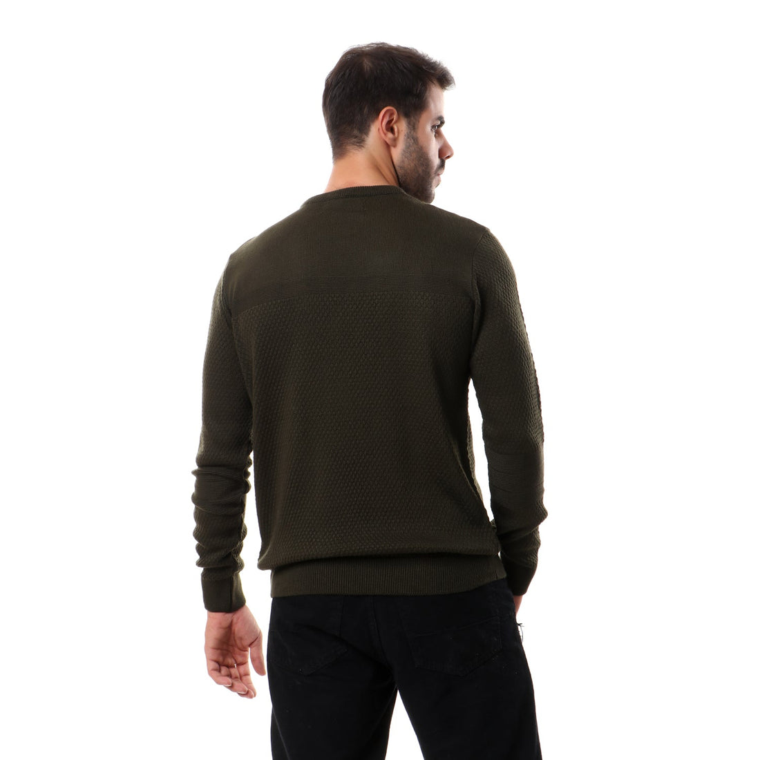 Full Sleeves Rounded Pullover - Heather Dark Grey