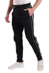 Side Leg Patch Elastic Waist Sweatpants