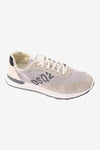 Shades of Beige Velour Comfy Sneakers