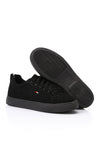 Black Elegant Suede Sneakers