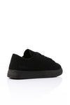 Comfy Suede Buff Black Sneakers