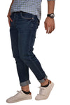 Casual Cutted Denim Jeans Pant Light Blue