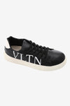 Black with Touch of White Elegant Sneakers