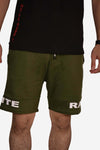 Green plain shorts