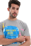 "Gallery Dept. 7613 Beverly Blvd" Printed Short Sleeves Heather Grey T-Shirt