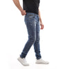 jeans -Casual Dirty Denim Jeans Pant Jeans-blue