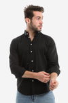 Plain Buttoned Down Long Sleeves Shirt