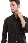 Plain Buttoned Down Long Sleeves Shirt