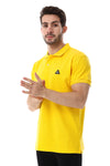 Regular Fit Pique Pattern Polo Shirt - Black