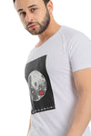 War Photo Front Printed Slip On Tee