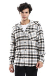 Introducing our Buttoned Plaid Hooded Shirt, a perfect blend of classic plaid patterns and modern style.