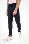 Stylish Casual Sweatpants - Navy Blue