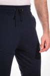 Stylish Casual Sweatpants - Navy Blue