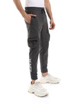 Knees Pockets Printed Men Joggers -