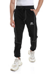 Elastic Waist With Drawstring With Sweatpants* *- Black!