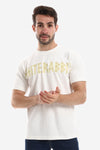 Tapped Like "White Rabbit" Printed Beige Tee