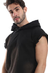 Basic Inner Fleece Zip Through Hoodie Cut