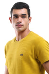 Regular Fit Horizontal Ribbed T-Shirt