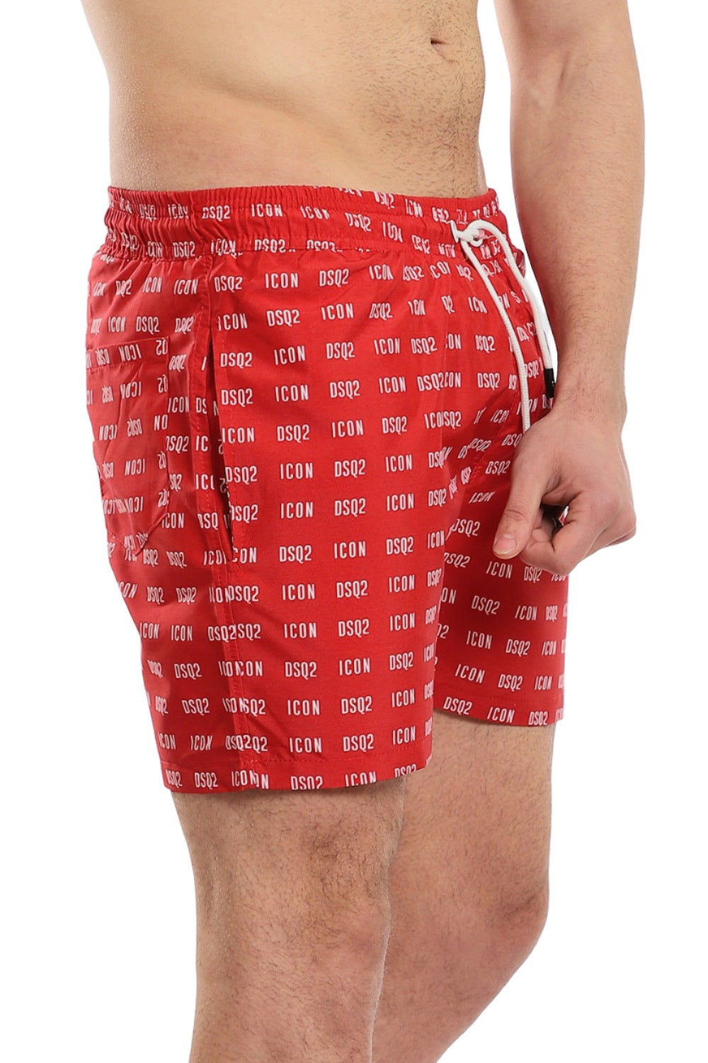 White Rabbit Swimmer Short-Red