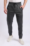 Side Leg Patch Elastic Waist Sweatpants